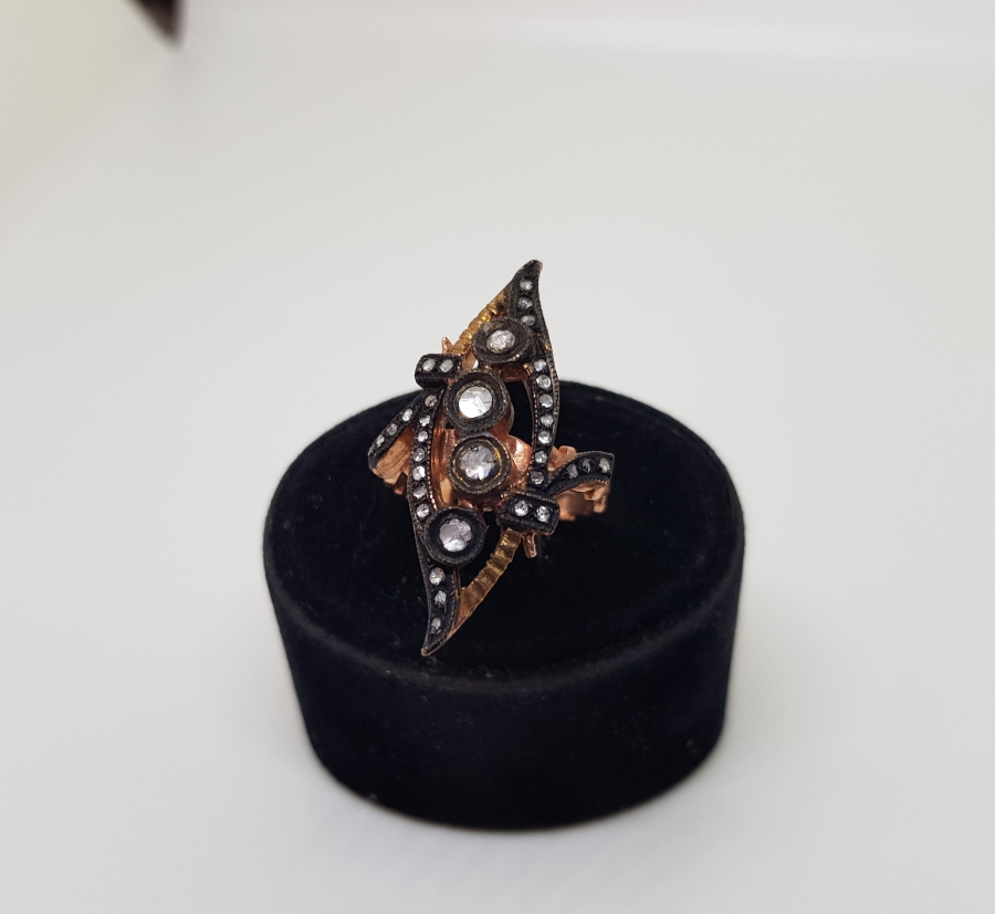 ELMAS TAŞLI YANTİRİ MODEL YÜZÜK