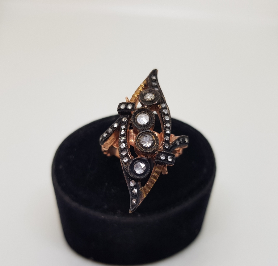 ELMAS TAŞLI YANTİRİ MODEL YÜZÜK