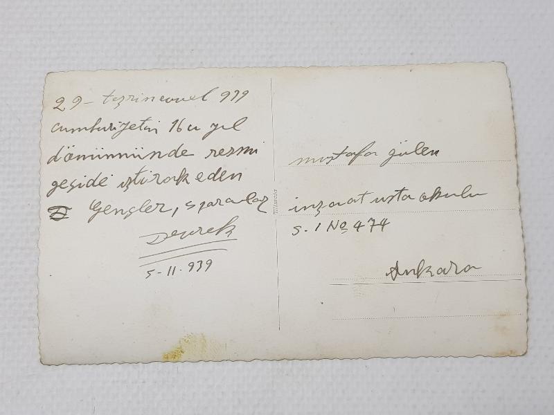 1939 CUMHURİYET BAYRAMI ZONGULDAK DEVREK