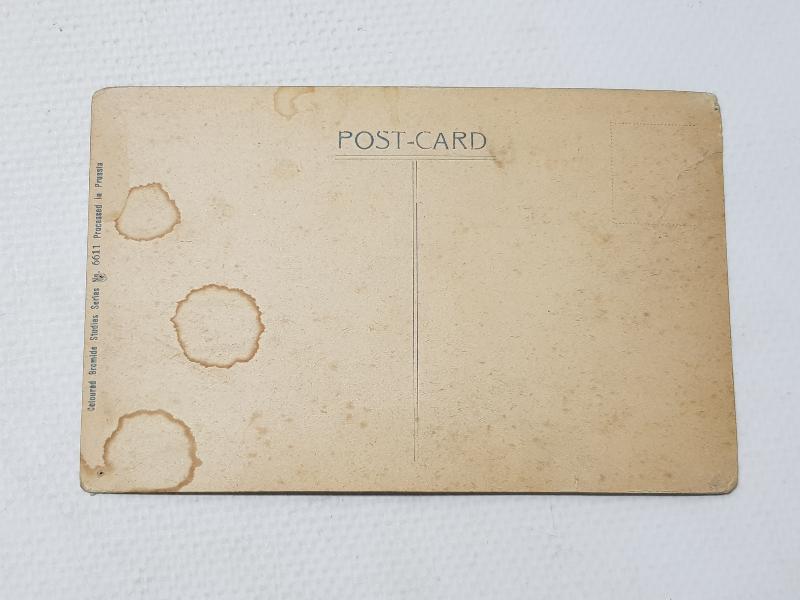 OSMANLI DÖNEMİ ÇİÇEKÇİ KIZ KARTPOSTALI