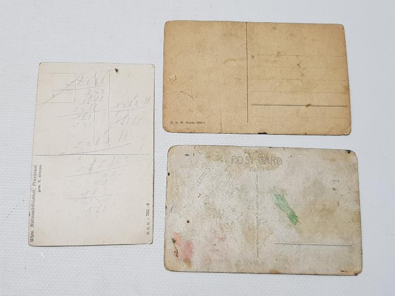 OSMANLI DÖNEMİ 3 ADET KARTPOSTAL