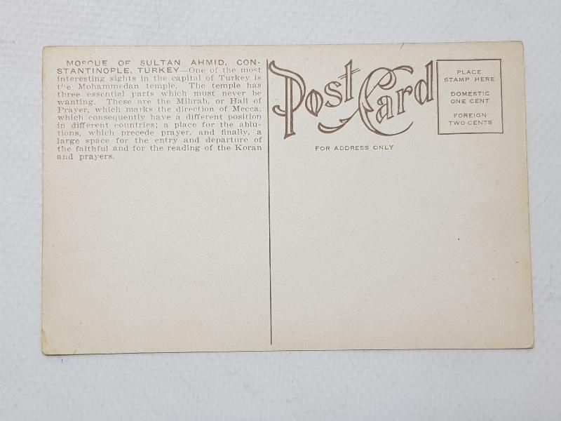 OSMANLI DÖNEMİ SULTANAHMET CAMİİ VE DİKİLİTAŞ