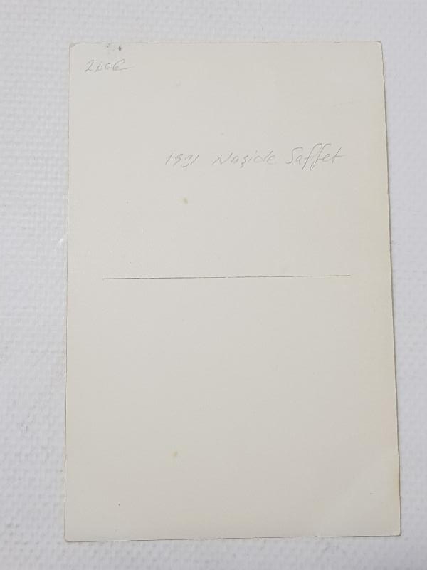 1931 TÜRKİYE GÜZELİ NAŞİDE SAFFET FOTOKART