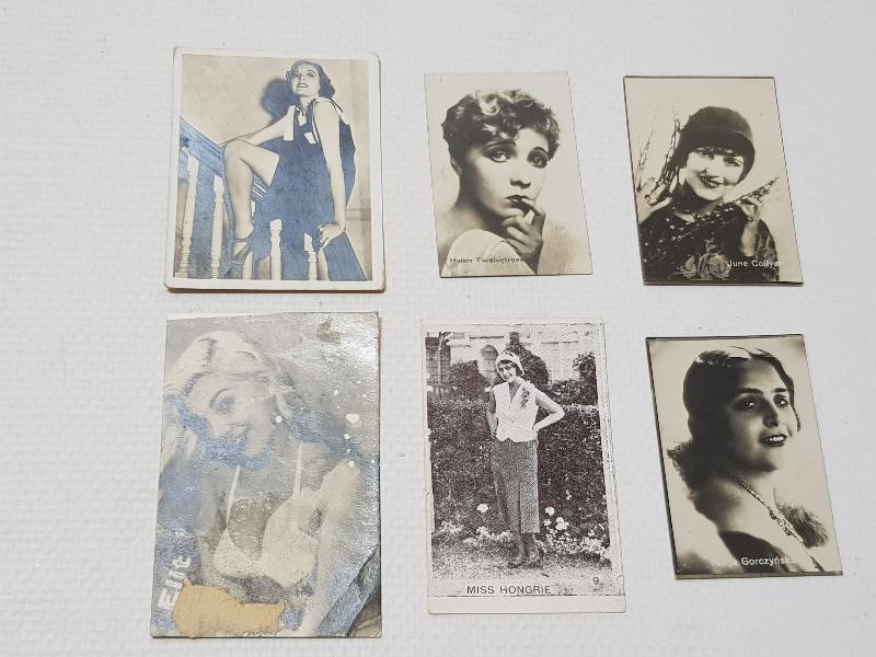 1930'LARDAN 6 ADET ÇİKOLATA KARTI