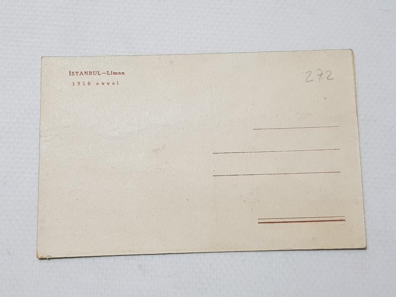 İSTANBUL LİMAN - 1910 EVVEL