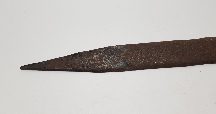 ÜZERİ OSMANLICA YAZILI EL DÖVME DEMİRDEN MAMUL ÇERKES İŞİ ÇOK NADİR ÇERKES EĞİTİM KAMASI