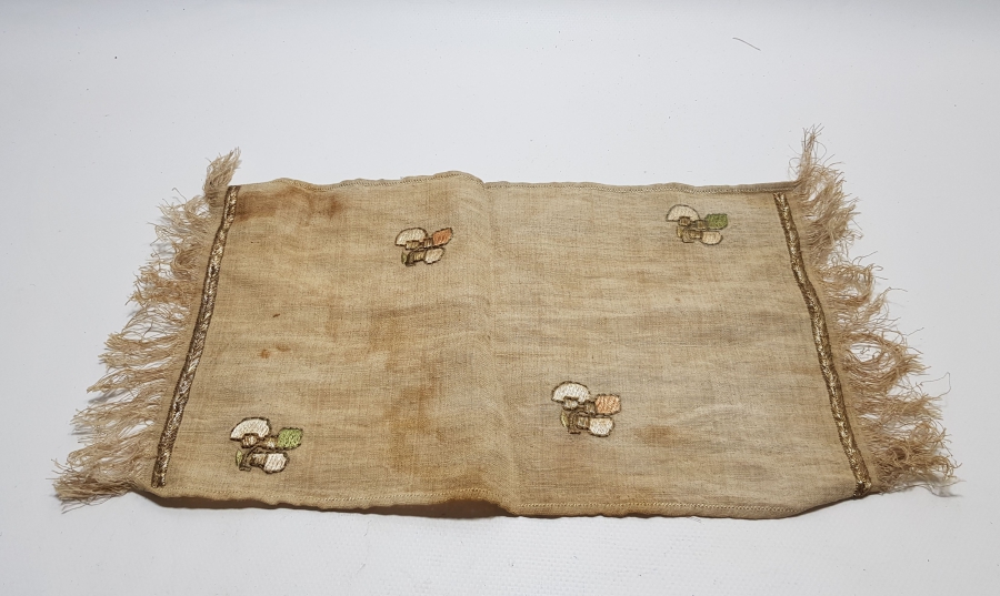 OSMANLI DÖNEMİ KONAK İŞİ TELKIRMALI TABAK ALTLIĞI