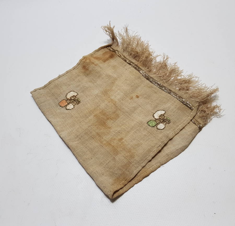 OSMANLI DÖNEMİ KONAK İŞİ TELKIRMALI TABAK ALTLIĞI