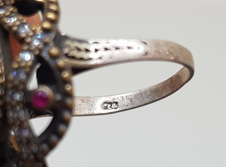 DAMLA FORMLU HÜRREM MODELİ GÜMÜŞ YÜZÜK