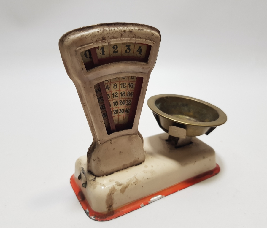 ÇOK NADİR EL YAPIMI ANTİKA OYUNCAK TERAZİ