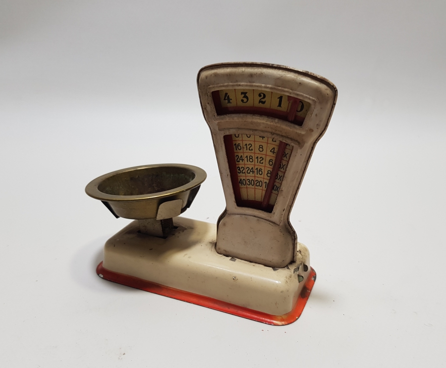 ÇOK NADİR EL YAPIMI ANTİKA OYUNCAK TERAZİ