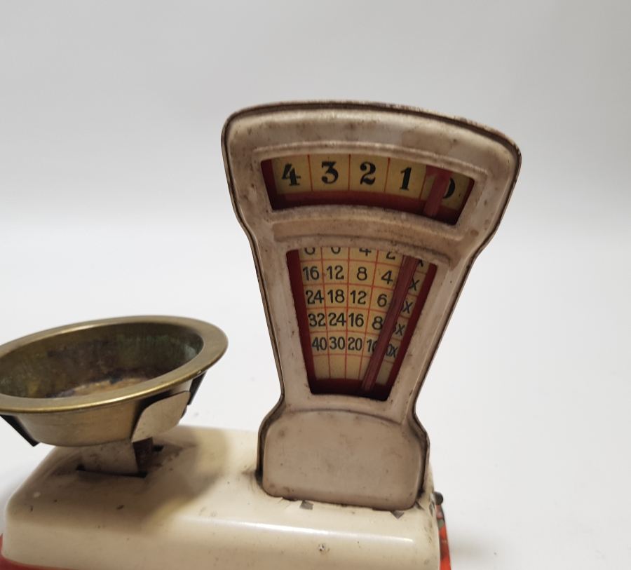 ÇOK NADİR EL YAPIMI ANTİKA OYUNCAK TERAZİ