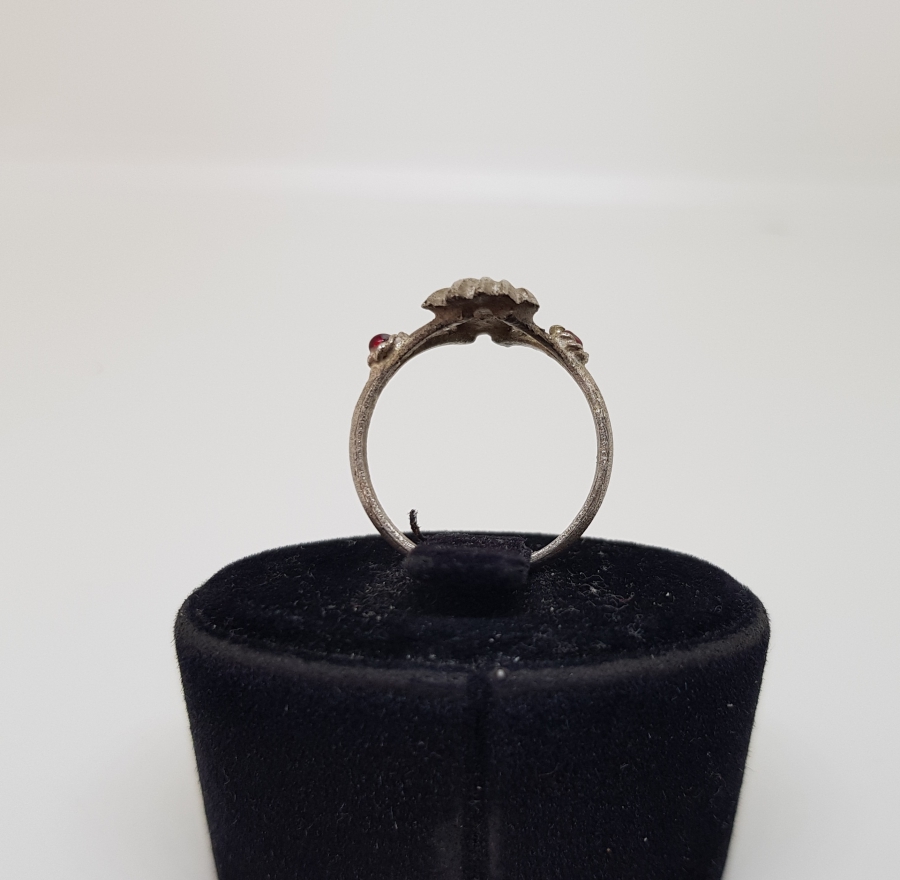 OSMANLI DÖNEMİ HANIMELİ GÖRSELLİ NAZAR TILSIMLI YÜZÜK