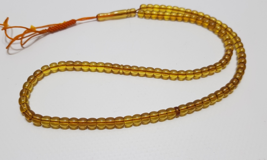 KATALİNDEN MAMUL SU YEŞİLİ ANTİKA NAMAZ TESPİHİ