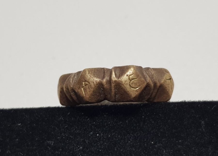 OSMANLI DÖNEMİ ÇOK NADİR BRONZ ÇARKLI TILSIM YÜZÜK - FALCI YÜZÜĞÜ