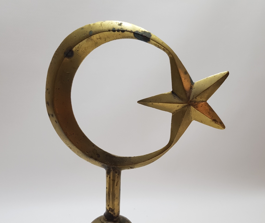 OSMANLI DÖNEMİ AY YILDIZLI SANCAK ALEMİ