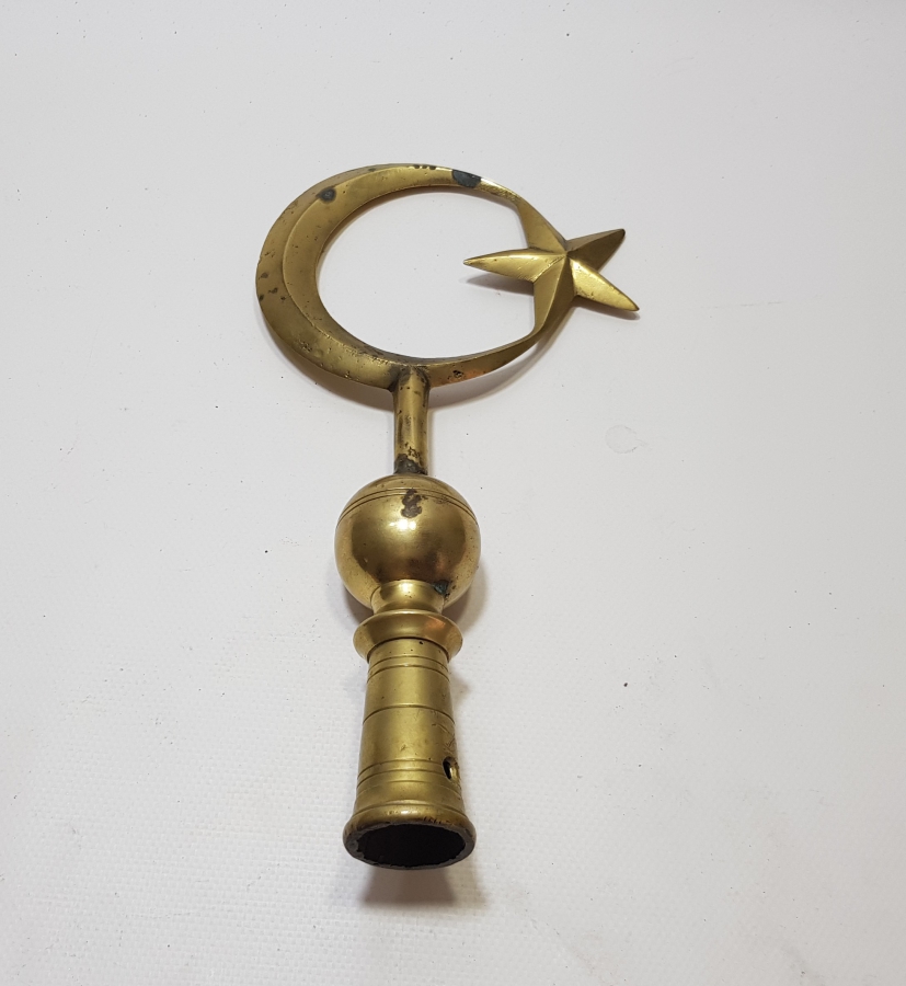 OSMANLI DÖNEMİ AY YILDIZLI SANCAK ALEMİ