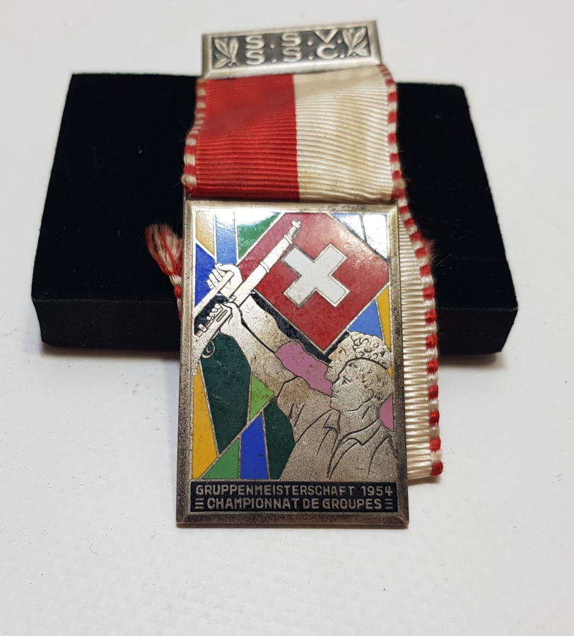 1954 TARİHLİ ORİJİNAL İPEK KURDELASIYLA AVRUPA MADALYA