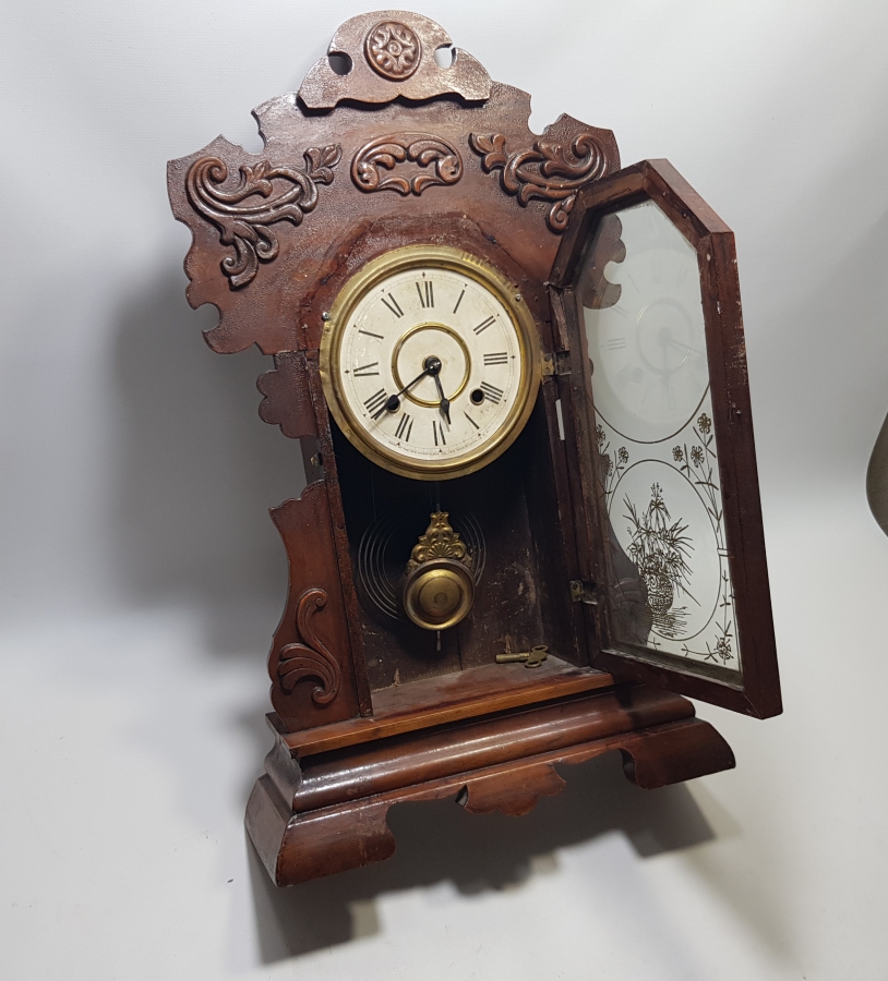 OSMANLI DÖNEMİ NADİR FORMDA BÜYÜK BOY MASA VE DUVAR SAATİ