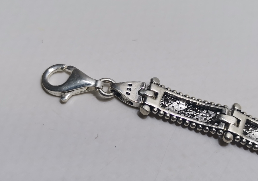 YEŞİM TAŞLI BEYPAZARI İŞİ GÜMÜŞ BİLEKLİK