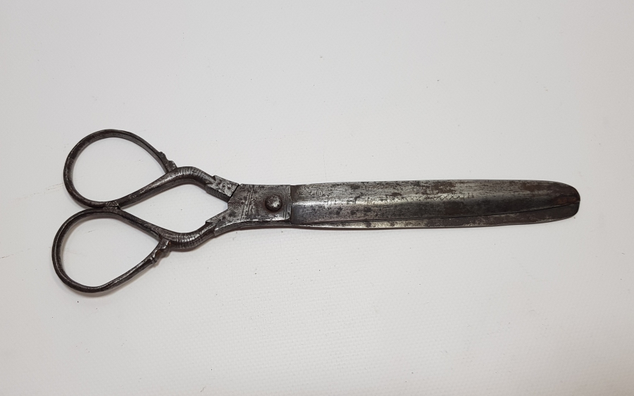 OSMANLI DÖNEMİ OSMANLICA YAZILI DEV BOYDA ÇOK NADİR YENİÇERİ MAKAS