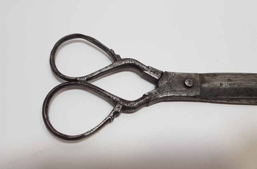 OSMANLI DÖNEMİ OSMANLICA YAZILI DEV BOYDA ÇOK NADİR YENİÇERİ MAKAS