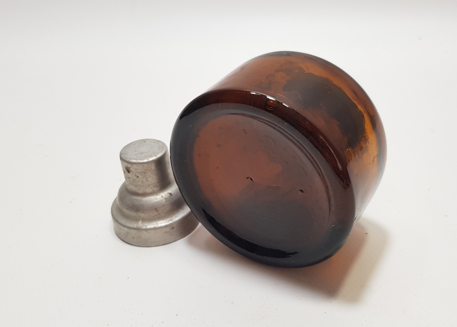 NADİR RENKTE ANTİKA İDARE LAMBASI - PRİMİTİF GAZ LAMBASI