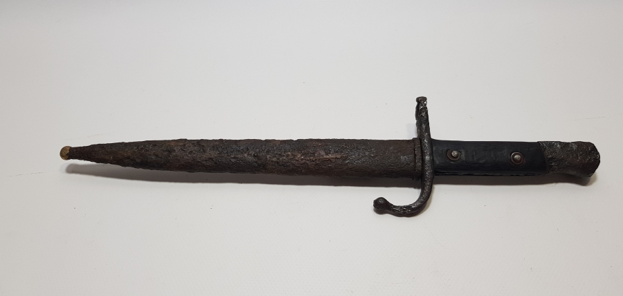 ORİJİNAL KININDA OSMANLI DÖNEMİ NADİR SUBAY SÜNGÜSÜ