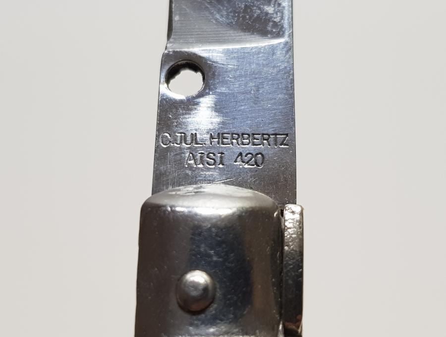 ALMAN YAPIMI ANTİKA SUSTALI BIÇAK