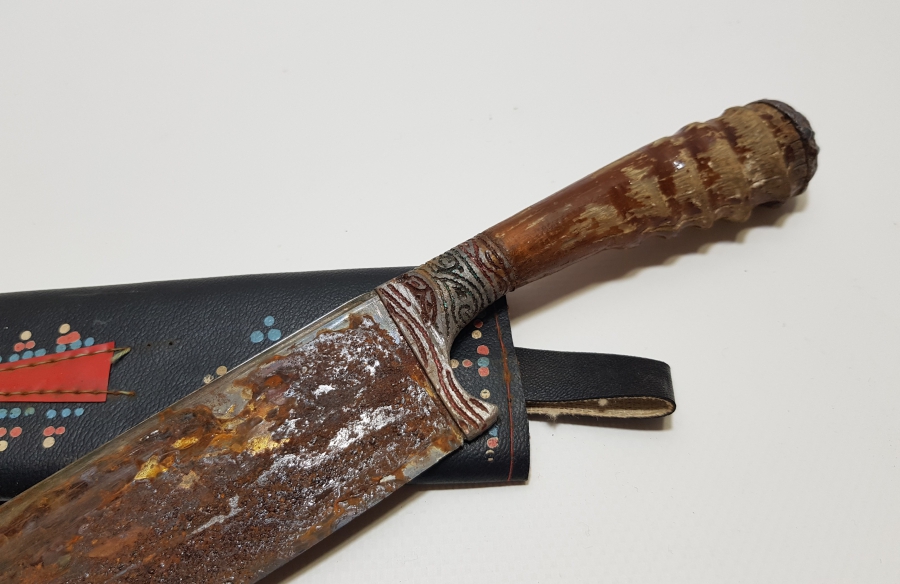 TÜRKMEN İŞİ ANTİKA AVCI BIÇAĞI