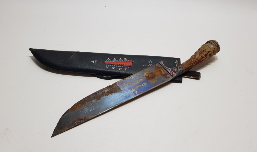 TÜRKMEN İŞİ ANTİKA AVCI BIÇAĞI