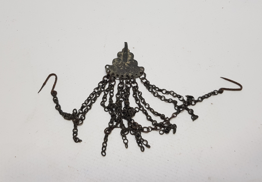 1800 BAŞLARI NADİR FORMDA OSMANLI GELİN ALINLIĞI