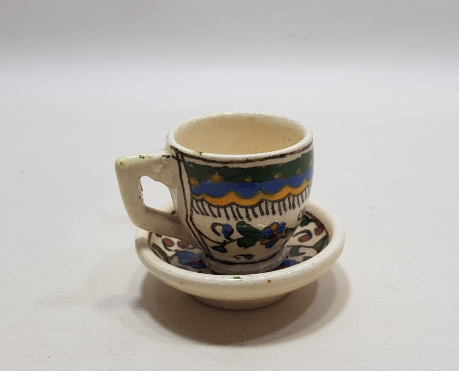 OSMANLI DÖNEMİ KÜTAHYA İŞİ FİNCAN VE ALTLIĞI