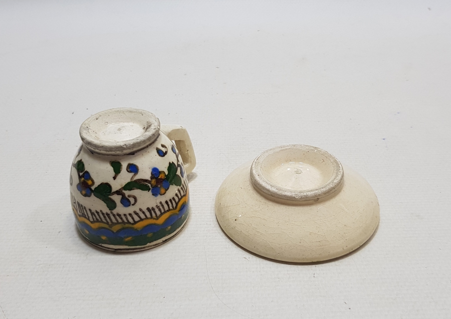 OSMANLI DÖNEMİ KÜTAHYA İŞİ FİNCAN VE ALTLIĞI