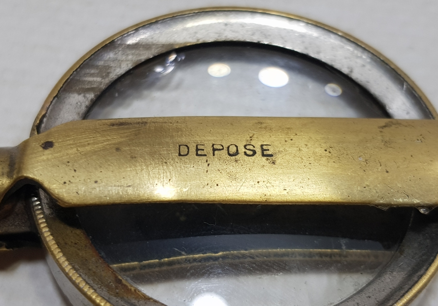 OSMANLI DÖNEMİ NADİR FORMDA BÜYÜTEÇ