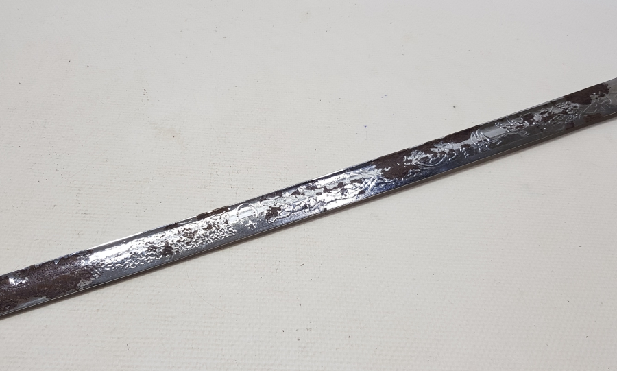 KARTAL BAŞLI ANTİKA HAVACI SUBAY KILICI