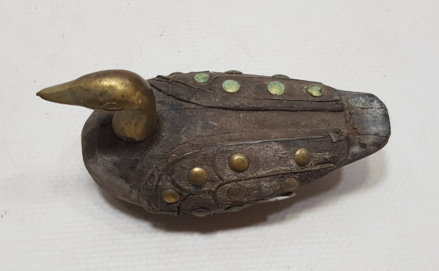 OSMANLI DÖNEMİ SÜLEYMANİYE İŞİ EL YAPIMI OYUNCAK ÖRDEK