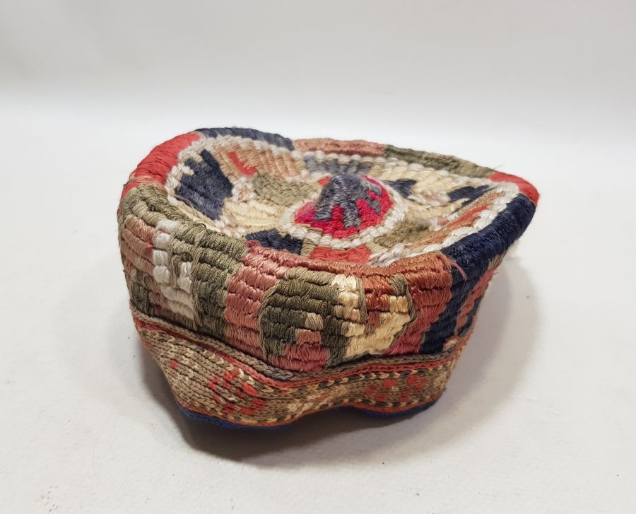 OSMANLI DÖNEMİ TAMAMI EL YAPIMI TÜRKMEN İŞİ DAMAT FESİ