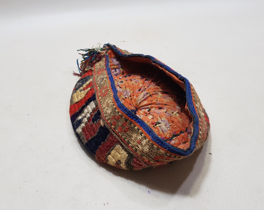 OSMANLI DÖNEMİ TAMAMI EL YAPIMI TÜRKMEN İŞİ DAMAT FESİ