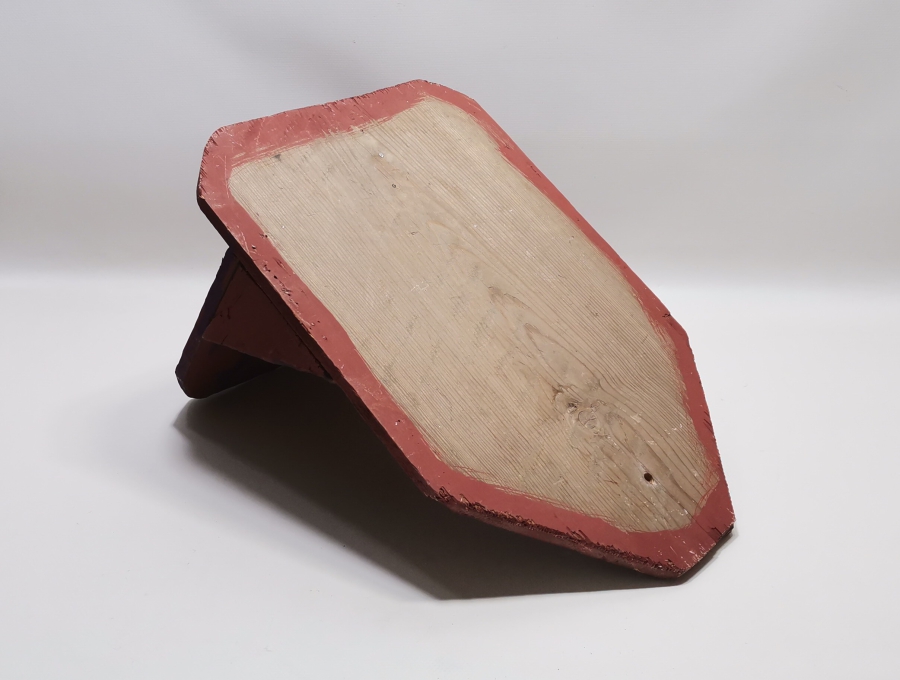 EL BOYAMA ANTİKA AHŞAP KAVUKLUK - LAMBALIK