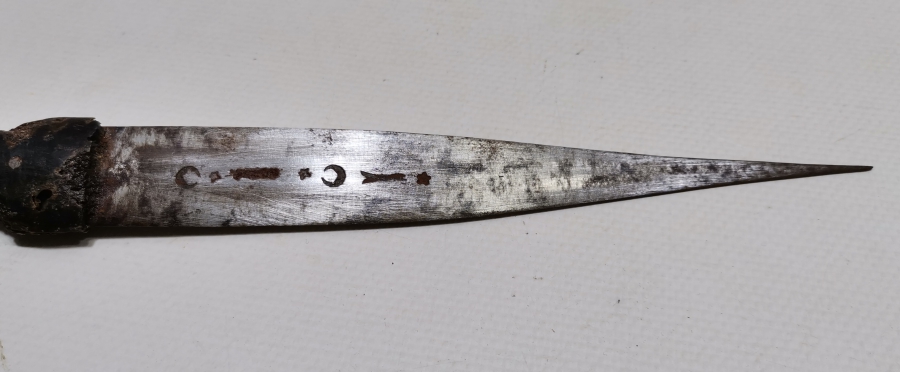 OSMANLI DÖNEMİ BOYNUZ SAPLI ÇERKES KAMASI