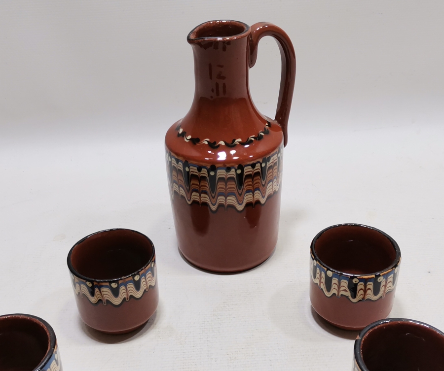 EL BOYAMA ANTİKA SOVYET DÖNEM LİKÖR TAKIMI