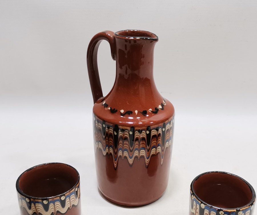 EL BOYAMA ANTİKA SOVYET DÖNEM LİKÖR TAKIMI