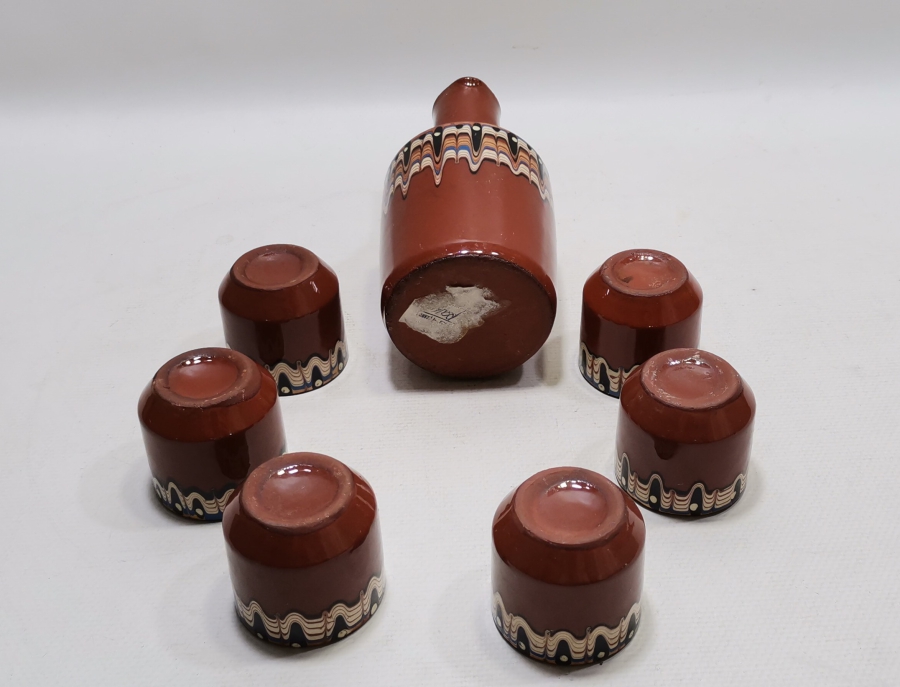 EL BOYAMA ANTİKA SOVYET DÖNEM LİKÖR TAKIMI