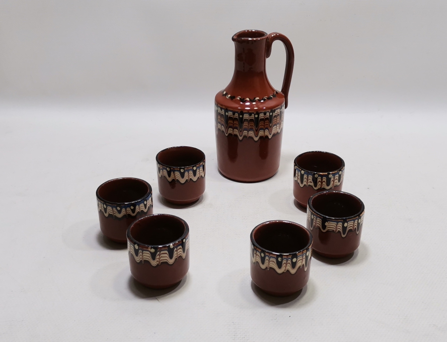 EL BOYAMA ANTİKA SOVYET DÖNEM LİKÖR TAKIMI