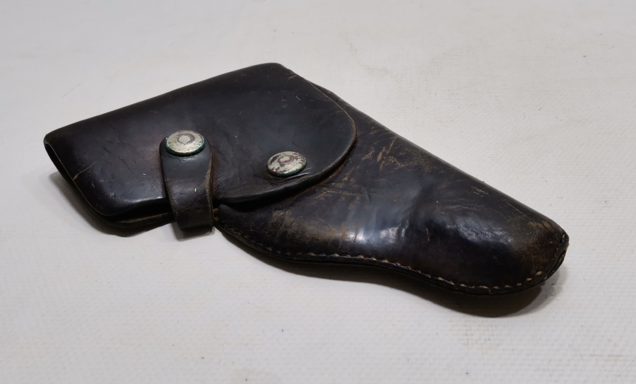 ANTİKA DERİDEN MAMUL SUBAY TABANCA KILIFI