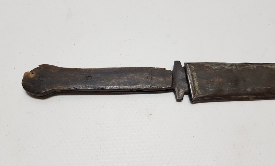 BOYNUZ SAPLI OSMANLI DÖNEMİ ÇERKES İŞİ NADİR ÇİZME KAMASI