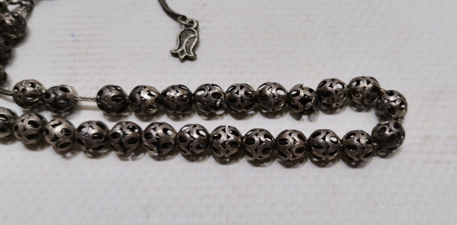 EL YAPIMI GÜMÜŞ TESPİH