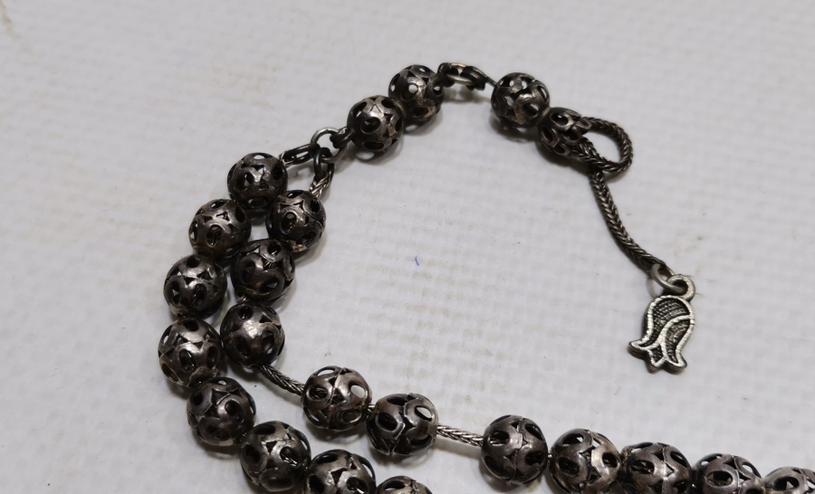 EL YAPIMI GÜMÜŞ TESPİH