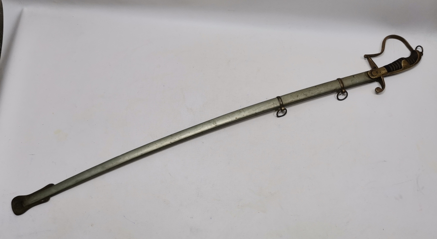 1940 TARİHLİ BOYNUZ SAPLI NADİR SUBAY KILICI